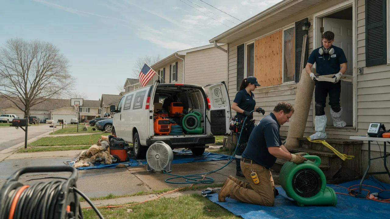 Water Damage Restoration in Olmsted, IL near me